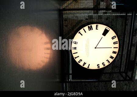 Irland, Dublin, Guinness Storehouse, Brauereimuseum, Guinness Tasting Time, Stockfoto