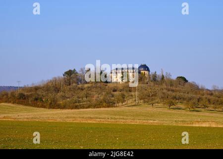 Schloss Craheim bei Wetzhausen, Markt Stadtlauringen, Kreis Schweinfurt, Unterfranken, Bayern, Deutschland Stockfoto