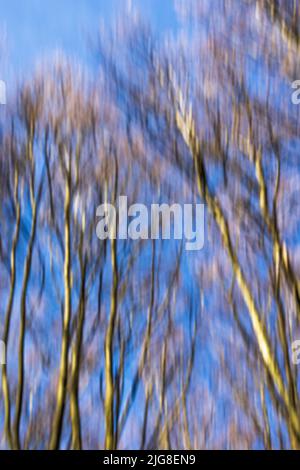 Verwackelte Gesamtstruktur aufgrund von Bewegungsunschärfen, Hintergrundbild Stockfoto