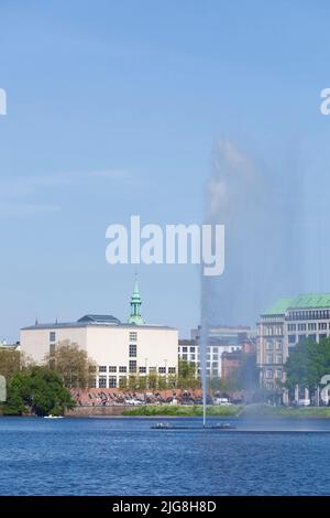 Galerie der Gegenwart, Neue Hamburger Kunsthalle und Binnenalster, Hamburg, Deutschland, Europa Stockfoto