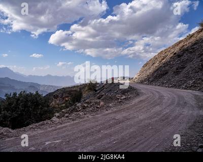 Snake Canyon in den Bergen des Gebirges der Ijjar, Oman. Stockfoto