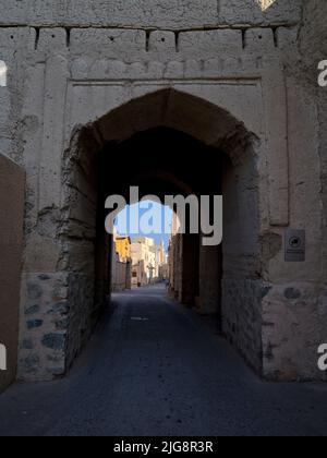 Stadtbummel durch Nizwa, Oman. Stockfoto