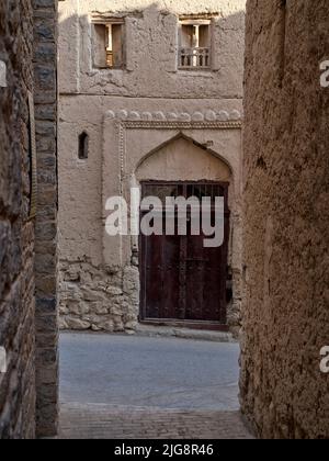 Stadtbummel durch Nizwa, Oman. Stockfoto