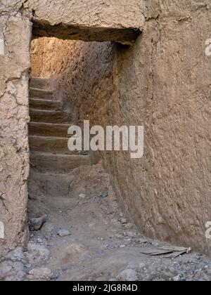 Stadtbummel durch Nizwa, Oman. Stockfoto