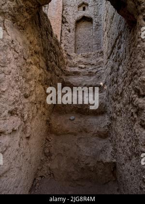 Stadtbummel durch Nizwa, Oman. Stockfoto