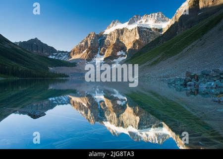 Montieren Sie Fay, Untersee Trost, Banff Nationalpark, Alberta, Kanada Stockfoto