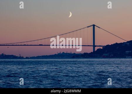 Istanbul Bosphorus Brücke Stadtlandschaft Stockfoto