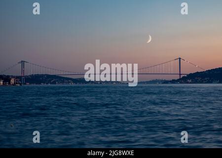 Istanbul Bosphorus Brücke Stadtlandschaft Stockfoto