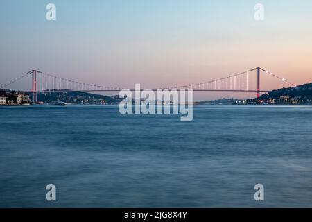 Istanbul Bosphorus Brücke Stadtlandschaft Stockfoto