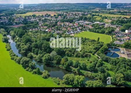 Ruhrlandschaft, Schwerte, Nordrhein-Westfalen, Deutschland Stockfoto