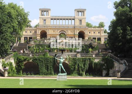 Deutschland, Brandenburg, Potsdam, Sanssouci Park, Orangerie-Palast Stockfoto