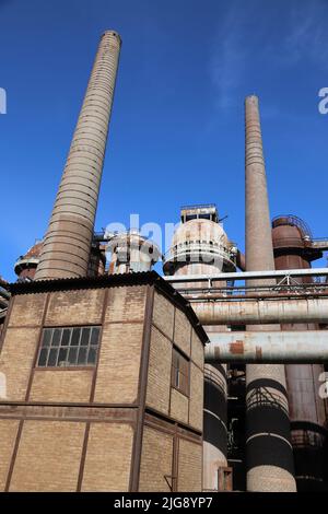 Deutschland, Saarland, Völklingen, Völklinger Hütte Stockfoto