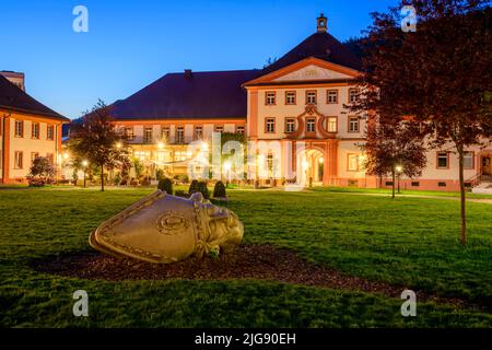 Deutschland, Baden-Württemberg, Schwarzwald, St. Blasien, Oberhaupt des Hl. Blasius, Bischof und Märtyrer, schutzpatron und Namensgeber der Stadt. Stockfoto