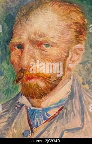 Vincent van Gogh Selbstporträt in Paris vom Frühjahr 1887 Stockfoto