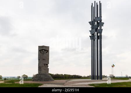 Europa, Polen, Woiwodschaft Warmian-Masuren, Grunwald - Denkmal zur Schlacht von Grunwald 1410 Stockfoto
