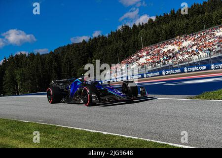 Spielberg, Österreich, 08 2022. - F1. Juli GP Österreich 2022 - Nichola Latifi (CAN) Williams FW44 Stockfoto