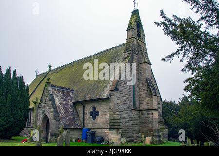 St. John Kirche Hollington Staffordshire Stockfoto