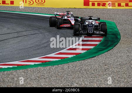 Red Bull Ring, Spielberg, Österreich, 08. Juli 2022, 10 während des Großen Preises von Österreich 2022 - Qualifying - Formel-1-Meisterschaft Credit: Live Media Publishing Group/Alamy Live News Stockfoto