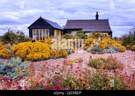 Derek Jarman's Prospect Cottage Dungeness Kent Großbritannien Stockfoto