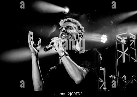 Los Cafres - die Reggae-Band in einer Live-Show in Argentinien Stockfoto