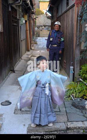 Eindrücke aus dem malerischen Kyoto, JP Stockfoto