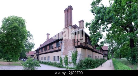 Schloss Cecilienhof, Ort der Potsdamer Konferenz 1945, Brandenburg, Deutschland, Potsdam Stockfoto