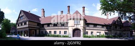 Schloss Cecilienhof, Ort der Potsdamer Konferenz 1945, Brandenburg, Deutschland, Potsdam Stockfoto