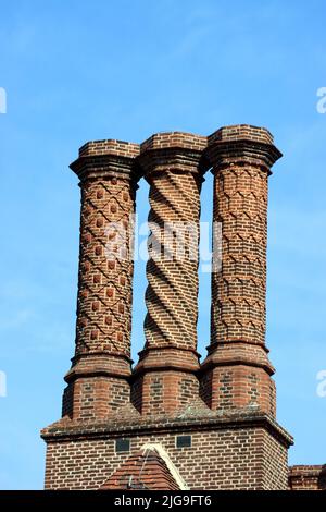 Schloss Cecilienhof, Ort der Potsdamer Konferenz 1945, Brandenburg, Deutschland, Potsdam Stockfoto