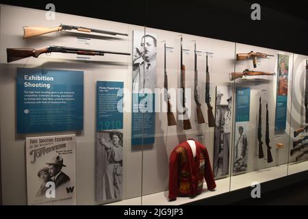 Cody, WY. USA. 5/22/2022. Buffalo Bill Zentrum des Westens (formal>Buffalo Bill Historical Center). 5 Museen: Stockfoto