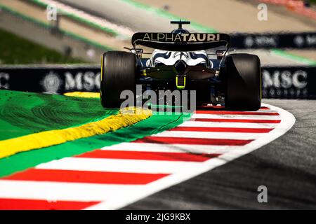 Spielberg, Österreich, 08.. Juli 2022, Pierre Gasly aus Frankreich tritt für die Scuderia AlphaTauri an. Qualifying, Runde 11 der Formel-1-Meisterschaft 2022 Stockfoto