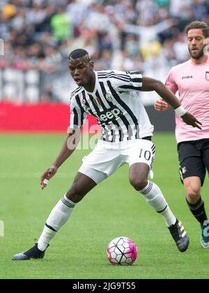 Verschiedene Standorte, Turin, Italien, 08. Juli 2022, Paul Pogba (Juventus FC) während Paul Pogba Portraits Archiv - italienischer Fußball Serie A Spiel Stockfoto