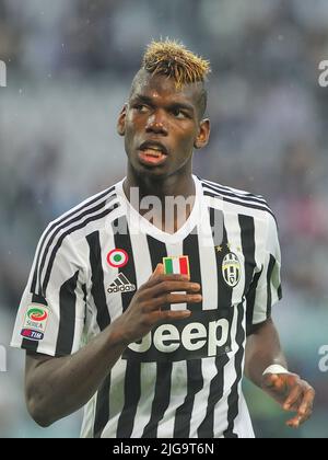 Verschiedene Standorte, Turin, Italien, 08. Juli 2022, Paul Pogba (Juventus FC) während Paul Pogba Portraits Archiv - italienischer Fußball Serie A Spiel Stockfoto