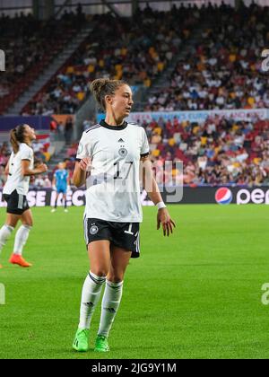 Brentford, London, Großbritannien. 7.. Juli 2022. Während des UEFA Womens Euro 2022 Fußballspiels zwischen Deutschland und Dänemark im Brentford Community Stadium in London, England. (Tatjana Herzberg/Soccerdonna/SPP) Quelle: SPP Sport Press Foto. /Alamy Live News Stockfoto