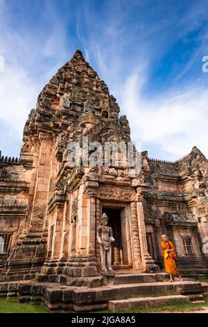 Prasat hin Khao Phanom rung, Khmer Tempel, Buri RAM, Buriram, Isan (Isaan), Thailand, Südostasien, Asien Stockfoto