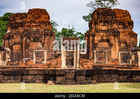 Prasat Muang Tam, Khmer Tempel, Buri RAM, Buriram, Isan (Isaan), Thailand, Südostasien, Asien Stockfoto