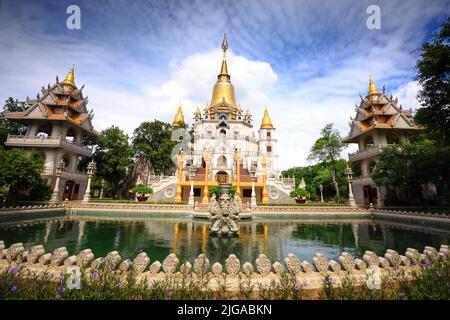 Buu Long Pagode im Bezirk 9, Ho Chi Minh Stadt, Vietnam Stockfoto