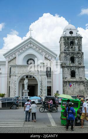 Tagbilaran, Philippinen - 2022. Juni: Blick auf die Kathedrale von Tagbilaran am 26. Juni 2022 in Tagbilaran, Bohol, Philippinen. Stockfoto