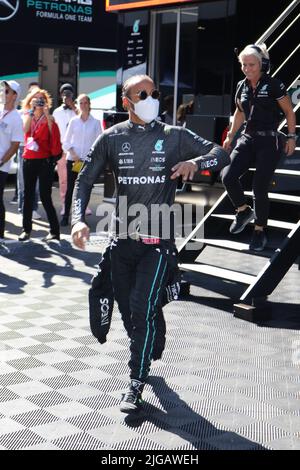 SPIELBERG, Österreich. 08.. Juli 2022. #44, Lewis HAMILTON, GBR, Mercedes AMG F1 Team, Kredit: SPP Sport Pressefoto. /Alamy Live News Stockfoto