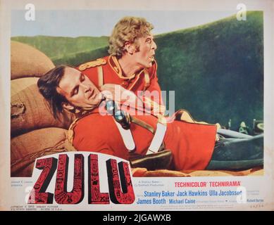 STANLEY BAKER als Lieutenant John Chard Royal Engineers und MICHAEL CAINE als Lieutenant Gonville Bromhead in ZULU 1964 Regisseur CY ENDFIELD Music John Barry Diamond Films / Paramount British Pictures / Embassy Pictures (US) Stockfoto