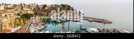 Antalya Kaleiçi Architektur, Kaleiçi alte Häuser Stockfoto