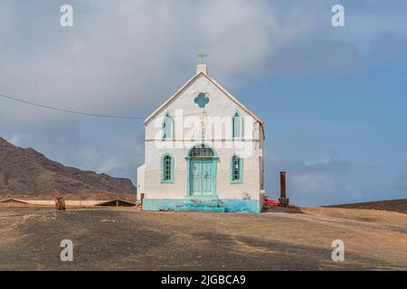 Kirche der alten Frau der Barmherzigkeit auf der Insel Sal, Pedra de Lume, Kap Verde Stockfoto