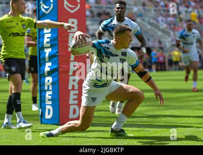 Newcastle, Großbritannien. 09.. Juli 2022. Magic Weekend 2022, Wakefield V Toulouse at St James Park, Newcastle Credit: Craig Cresswell/Alamy Live News Stockfoto