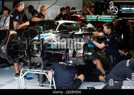 Spielberg, Österreich. 9.. Juli 2022. Mercedes-AMG F1 W13 E Performance, F1 Grand Prix von Österreich auf dem Red Bull Ring am 9. Juli 2022 in Spielberg, Österreich. (Foto von HIGH TWO) Quelle: dpa/Alamy Live News Stockfoto