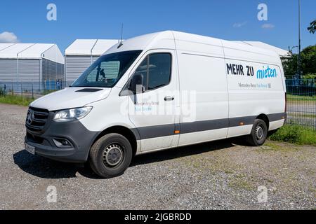 Mercedes-Benz Van Rental Sprinter Stockfoto