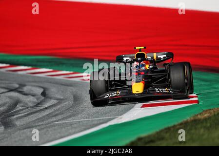 Sergio Perez (MEX) Red Bull Racing RB18. Großer Preis von Österreich, Samstag, 9.. Juli 2022. Spielberg, Österreich. Stockfoto