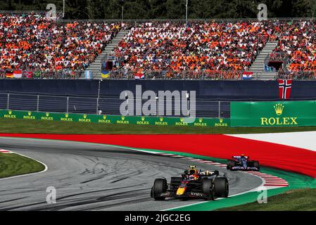 Sergio Perez (MEX) Red Bull Racing RB18. Großer Preis von Österreich, Samstag, 9.. Juli 2022. Spielberg, Österreich. Stockfoto