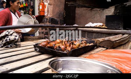 Typisch peruanisches Essen Stockfoto