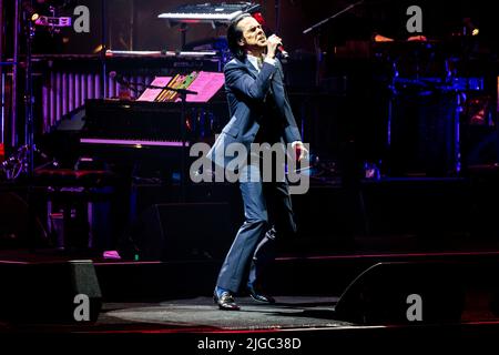 Verona Italien 4 juli 2022 Nick Cave & The Bad Seeds live in der Arena di Verona © Roberto Finizio / Alamy Live News Stockfoto