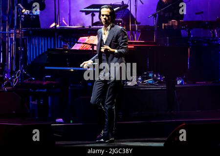 Verona Italien 4 juli 2022 Nick Cave & The Bad Seeds live in der Arena di Verona © Roberto Finizio / Alamy Live News Stockfoto