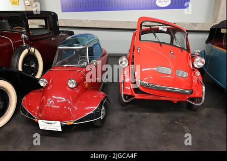 Ein Oldtimer in einem Automuseum in Amerika Stockfoto